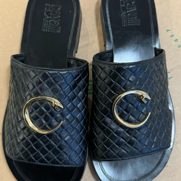 Cavalli leather slippers - Picture 3 of 4